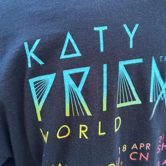 Katy Perry Prismatic World Tour Adult Short Sleeve T Shirt Small - Picture 6 of 8